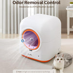 60L Automatic Cat Litter Box, Smart App Control, Deodorizing, Infrared Sensor, Suitable For Multiple Cats