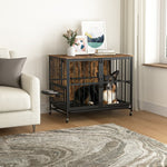 Multifunctional Dog Cage Furniture With Removable Trays