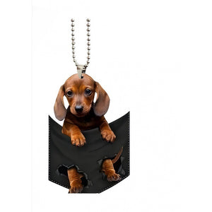 Fashion Pet Dog Car Pendant