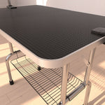 Large Pet Dog And Cat Grooming Table With Adjustable Arms And Clips Large Heavy Animal Grooming Table, 42 Inches