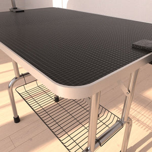 Large Pet Dog And Cat Grooming Table With Adjustable Arms And Clips Large Heavy Animal Grooming Table, 42 Inches