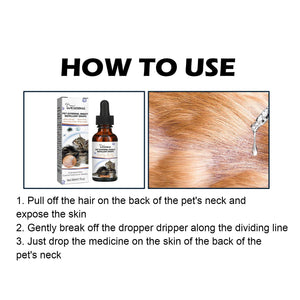 Igbang Pet External Deworming Drops For Cats And Dogs To Remove Ticks And Fleas
