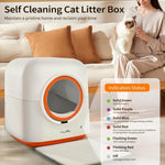 60L Automatic Cat Litter Box, Smart App Control, Deodorizing, Infrared Sensor, Suitable For Multiple Cats