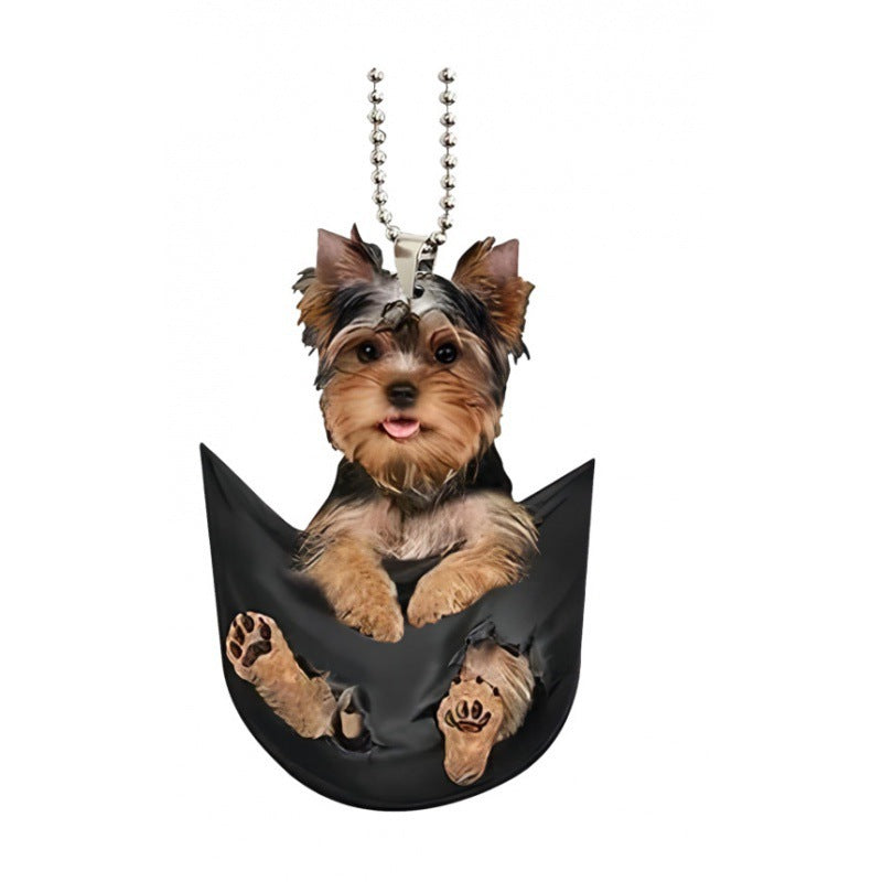 Fashion Pet Dog Car Pendant