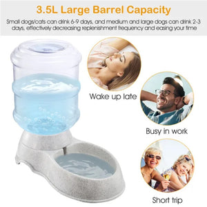 Automatic Gravity-Flow Pet Waterer