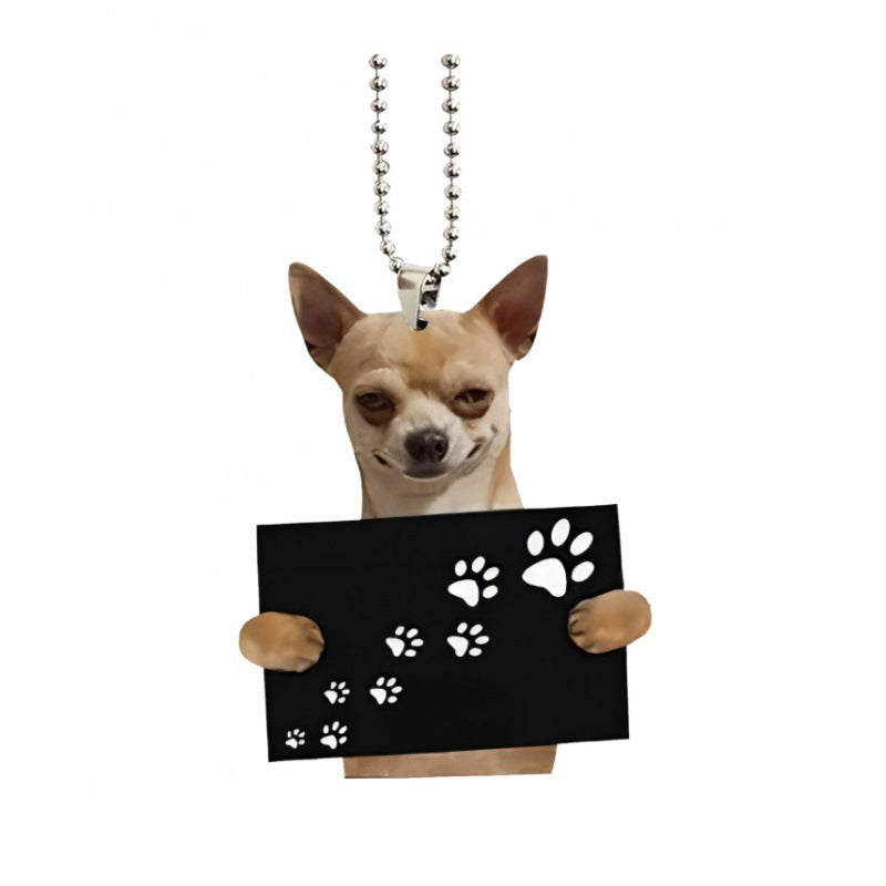 Fashion Pet Dog Car Pendant