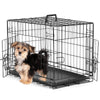 A Dog Cage With Two Doors