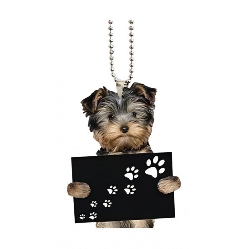 Fashion Pet Dog Car Pendant
